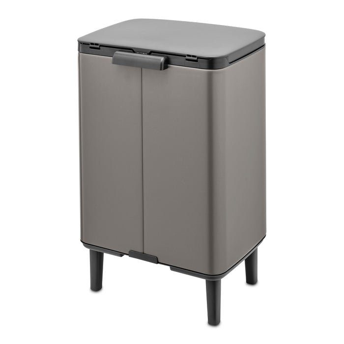 Brabantia Bo Hi Afvalemmer 12 L - Platinum