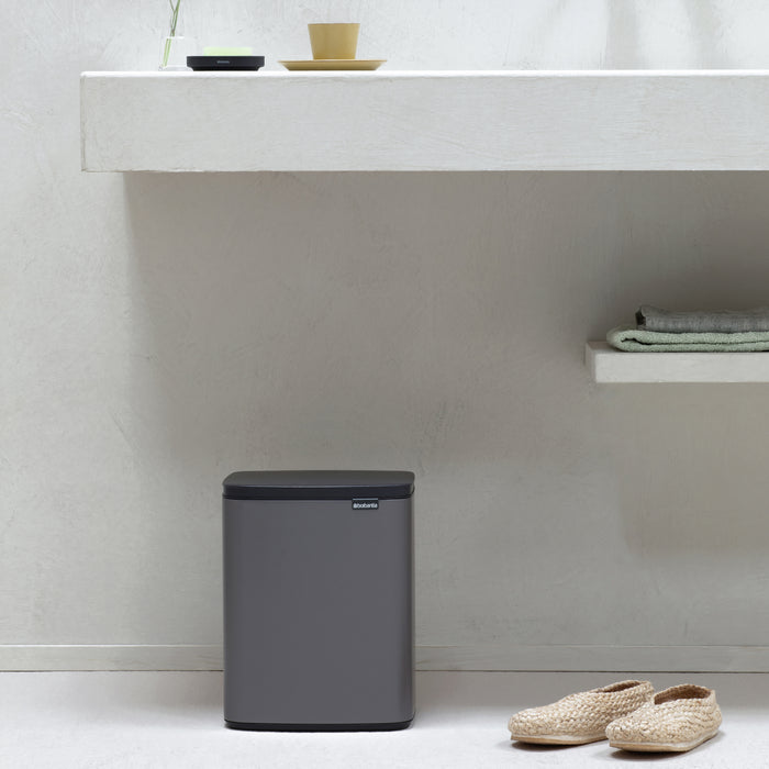 Brabantia Bo Afvalemmer 12 L - Platinum