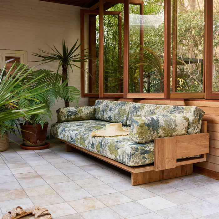 HKliving Teak Tuinbank - Botanical