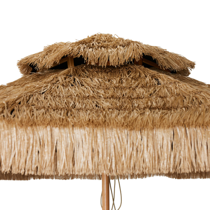 HKliving Parasol Ø 300 cm - Raffia