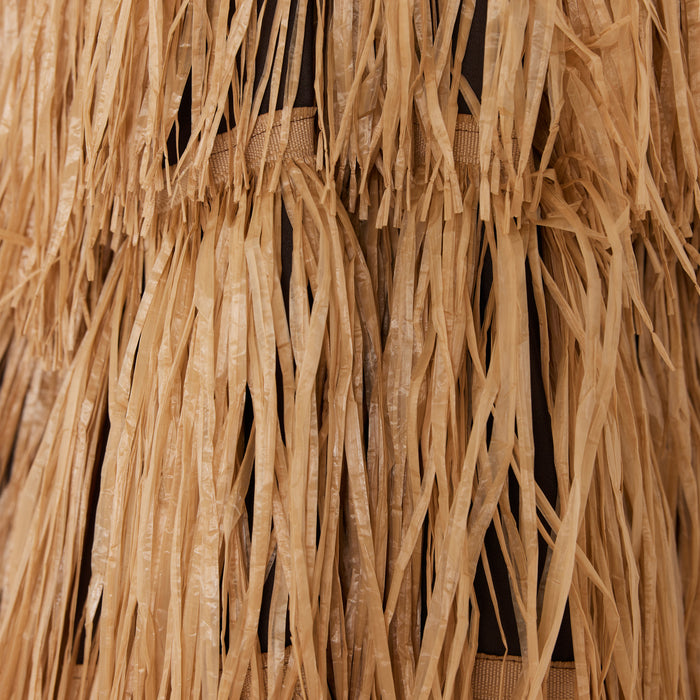 HKliving Parasol Ø 300 cm - Raffia