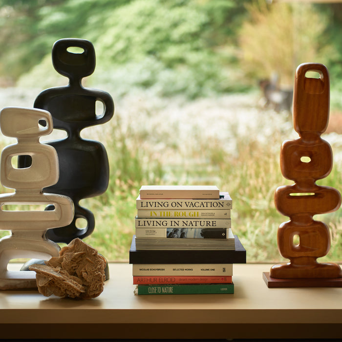 HKliving Sculpture Ornament - Reactive Brown