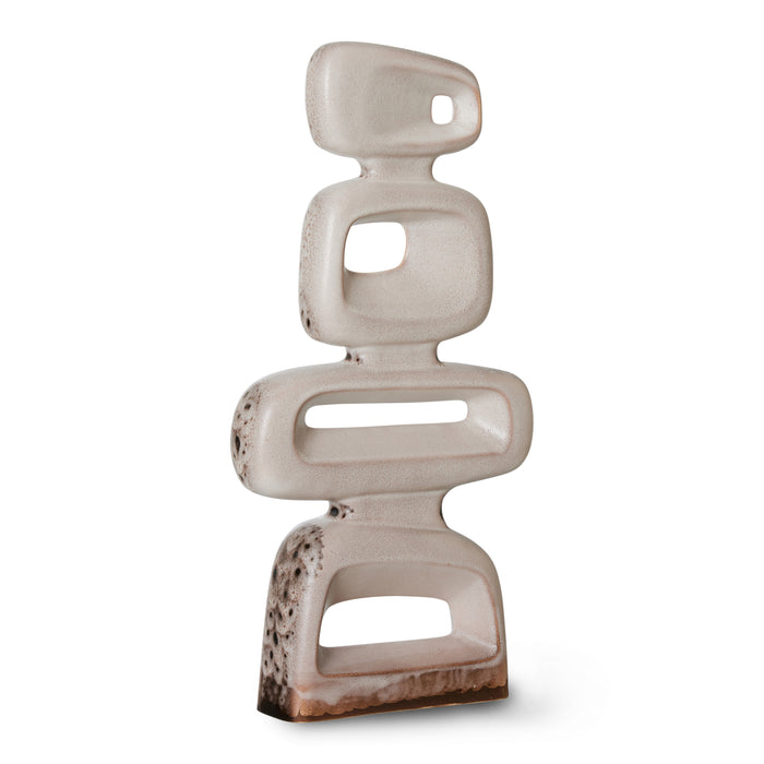 HKliving Sculpture Ornament - Reactive Brown