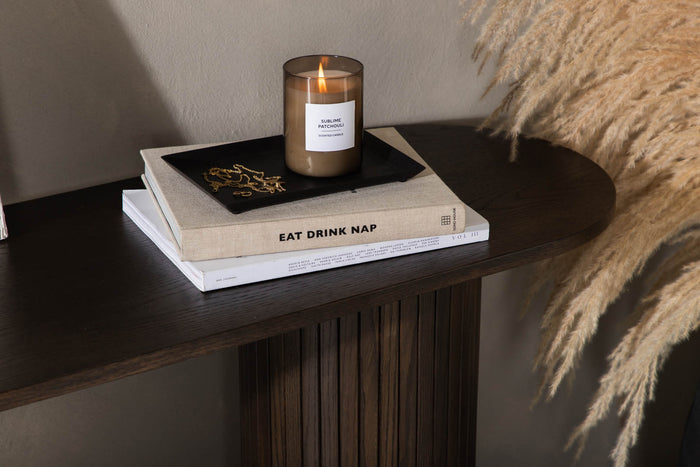 Hioshop Bianca sidetable 40x130cm bruin.