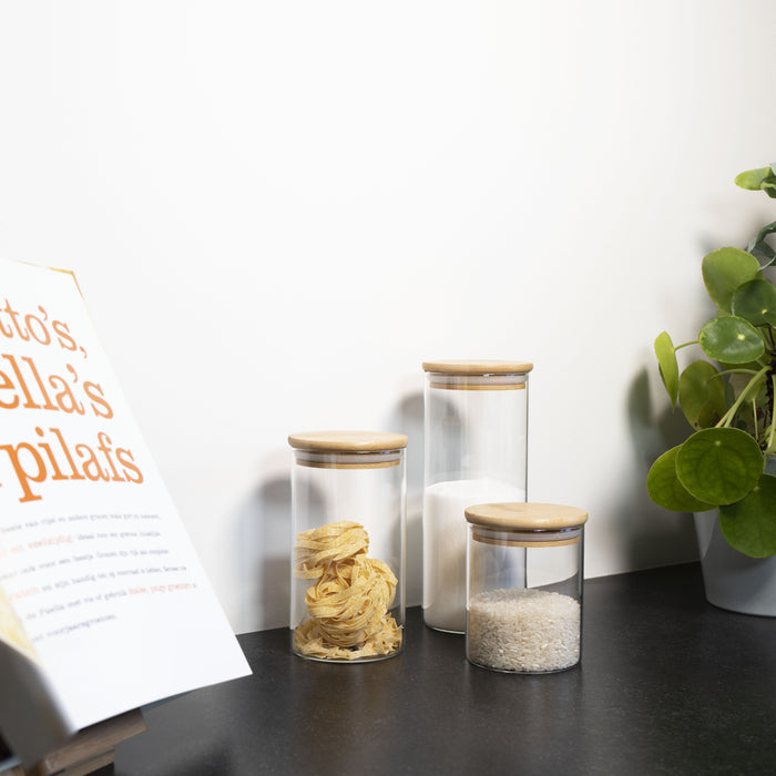 Krumble Voorraadpotten glas - 700 ml per pot