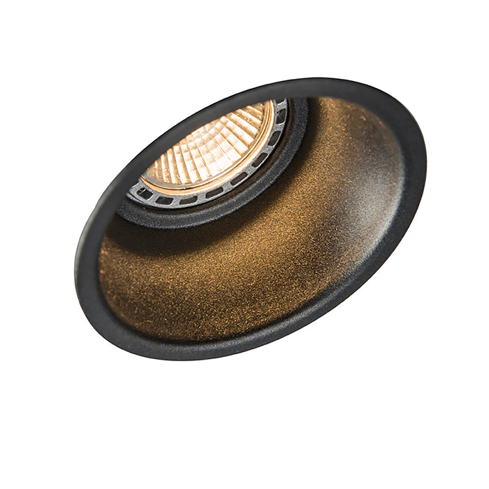 QAZQA Set van 12 moderne inbouwspots zwart - Dept