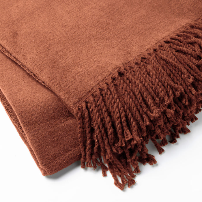 ANNABELLA | Plaid | 150x200 cm Potters Clay | Oranje | Uni | Hoii