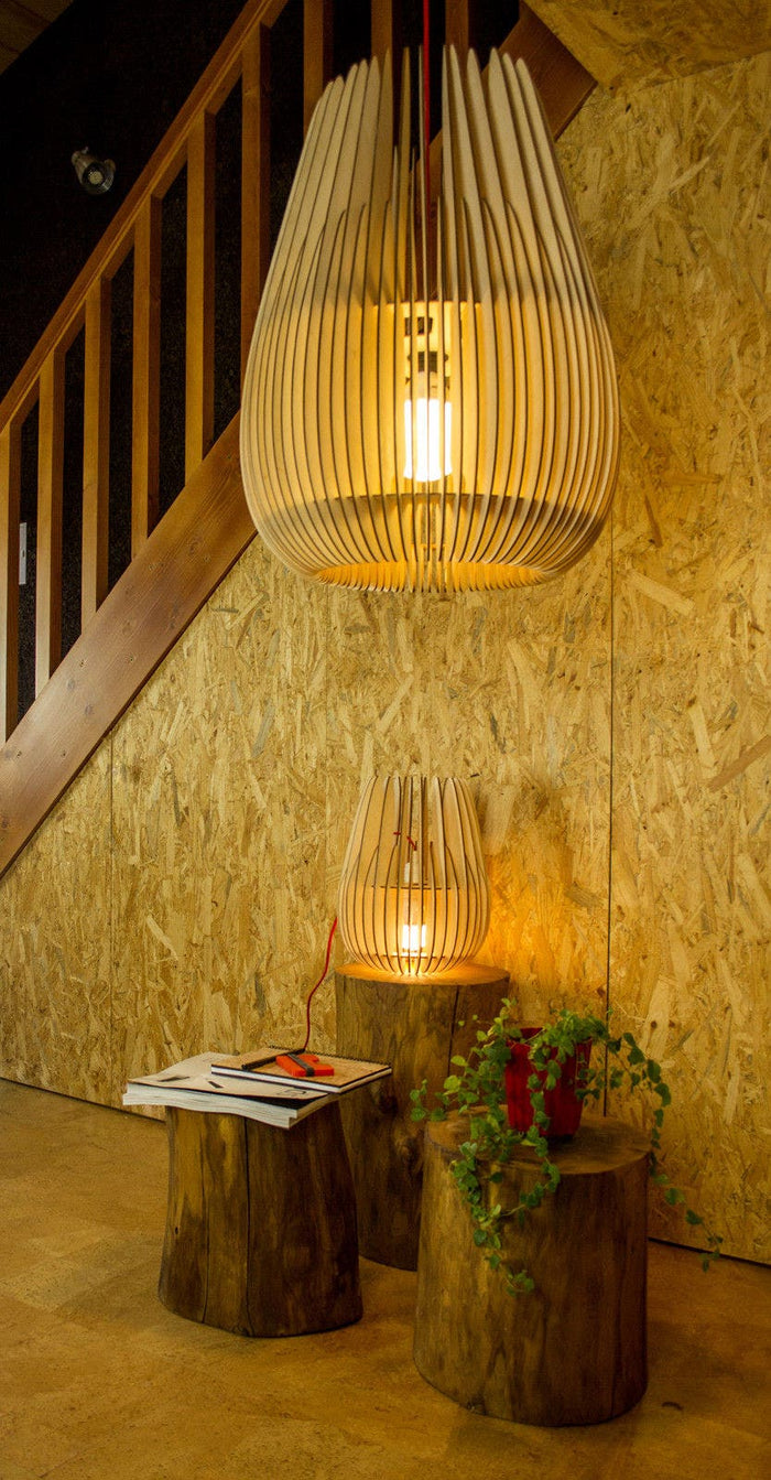 Bomerango Halley S houten lampenkap small - Ø 25 cm