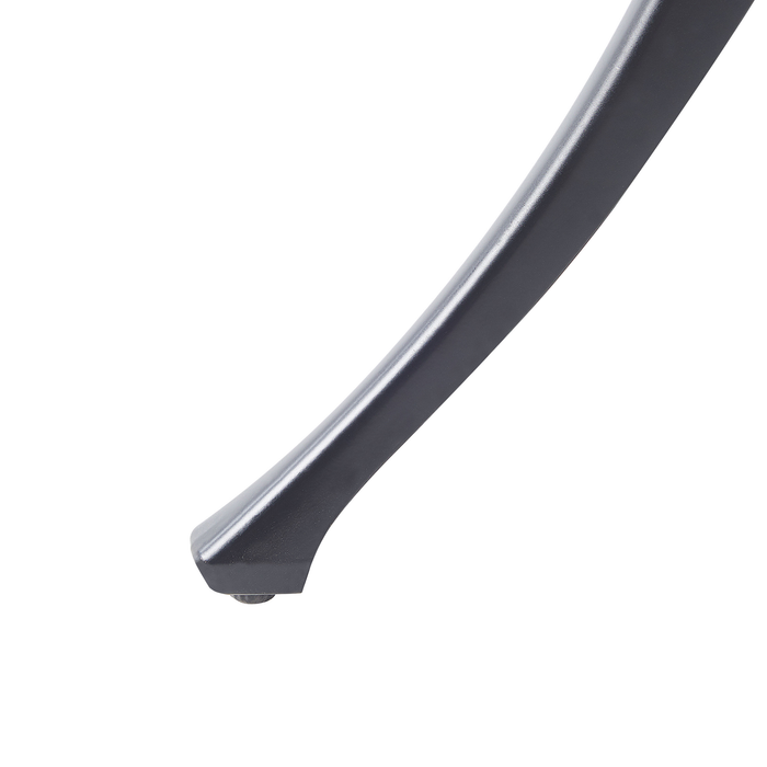 Beliani - ANCONA - Tuintafel - Zwart - 90 x 90 cm - Aluminium