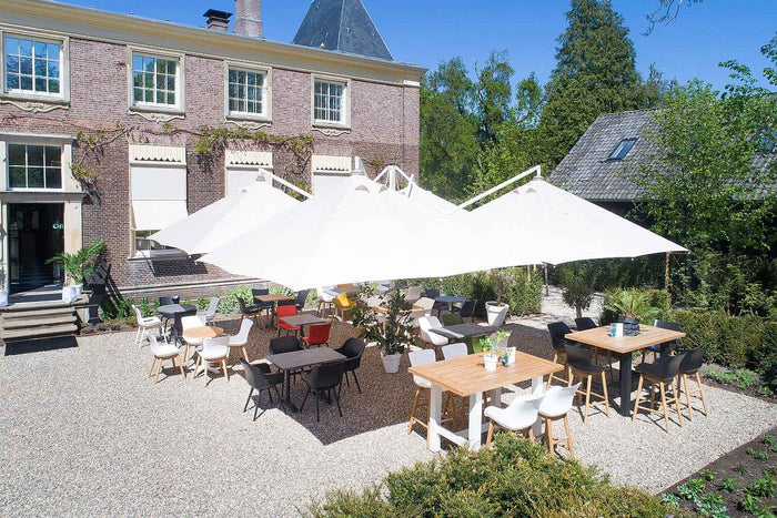 Hartman Sophie Teak Klaptafel Rond - Zwart