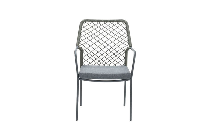 Garden Impressions Dido dining tuinstoel - Black|Mystic Grey