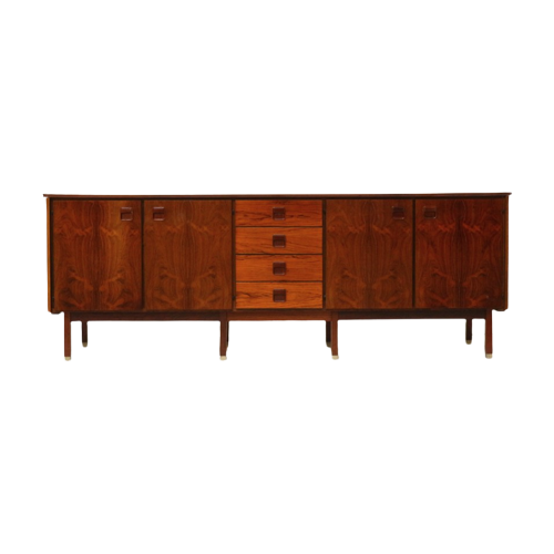 Reliving Groot Exclusief Vintage Palissander Dressoir Van Topform Uit