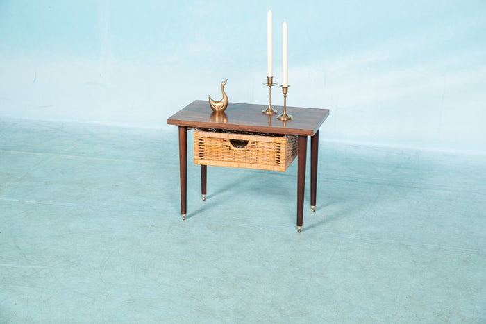 Reliving Vintage Palisander Ladekastje Jaren 60, Bijzet Nachtkastje