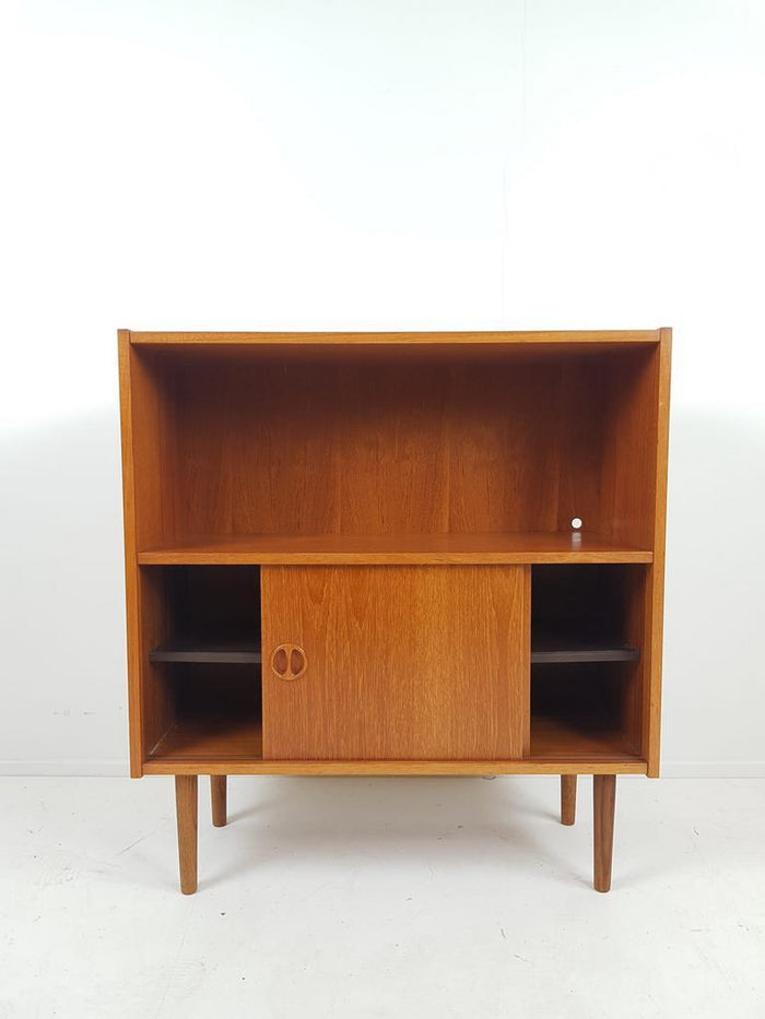 Reliving Vintage Deens Teak Schuifdeurkastje Kastje Deurtjes