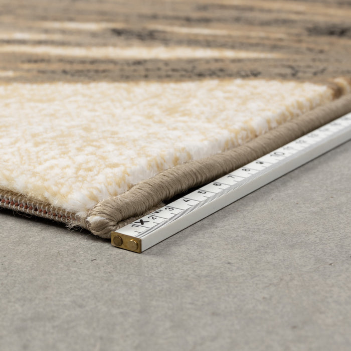 Bold Monkey The Legend Of Koi vloerkleed 160x230 beige|zwart grijs