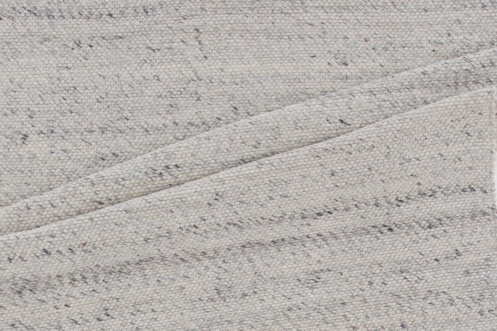 Hioshop Ganga vloerkleed 240x170 cm wol wit.