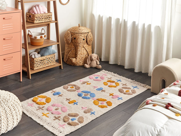 DARAN - Laagpolig vloerkleed - Multicolor - 80 x 150 cm - Katoen