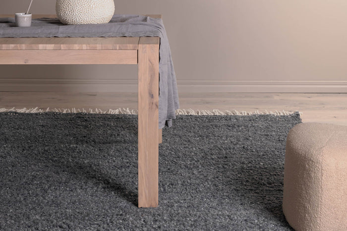 Hioshop Betina vloerkleed 400x300 cm wol grijs.