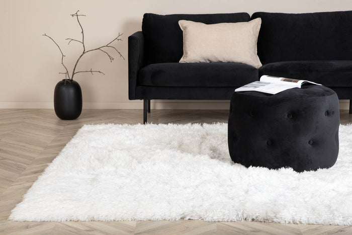 Hioshop Grace vloerkleed 230x160 cm polyester wit.