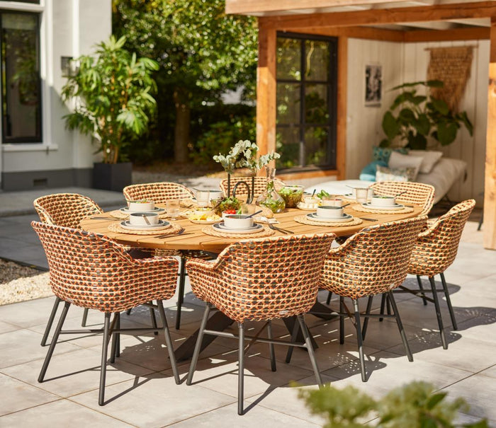 Hartman Stephanie Tuintafel 240 x 140 cm - Zwart