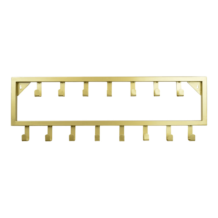 LOFT42 Bono Kapstok – Goud – Metaal – 15 haken - 80x26x4