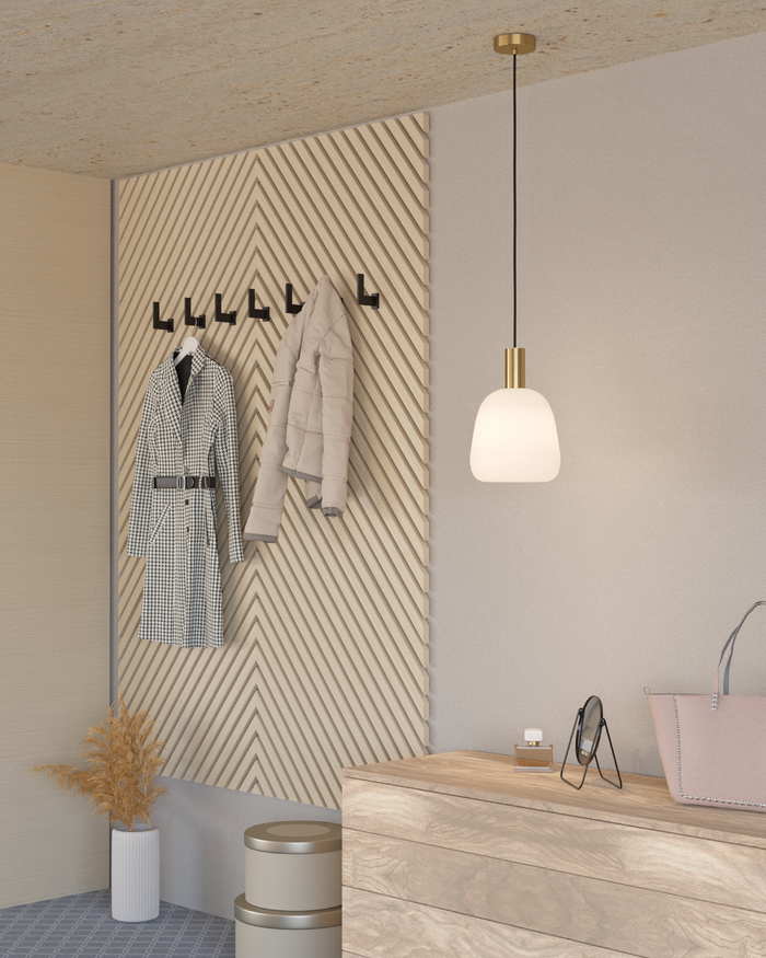 EGLO Manzanares Hanglamp - E27 - Ø 22,5 cm - Wit|Goud