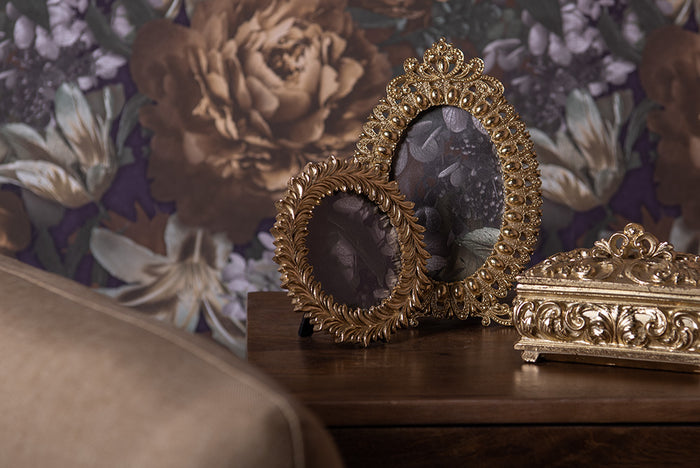 Clayre & Eef Fotolijst 10x15 cm Goudkleurig Kunststof Fotokader