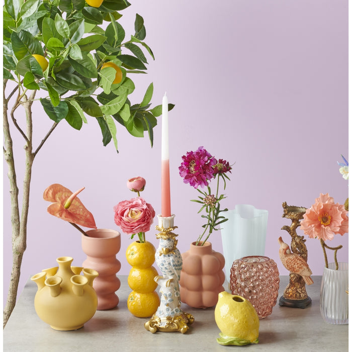 Light & Living Vaas Alfredo - Glas - 15x20x15cm (BxHxD)