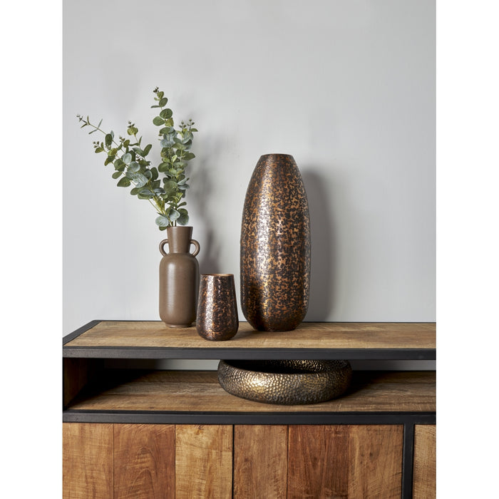 Light & Living Vaas Givron - Koper - Metaal - 12x17x12cm (BxHxD)