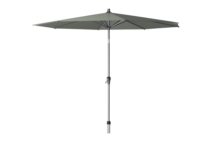 Platinum Riva stokparasol 3 m. rond - Olive met voet en hoes