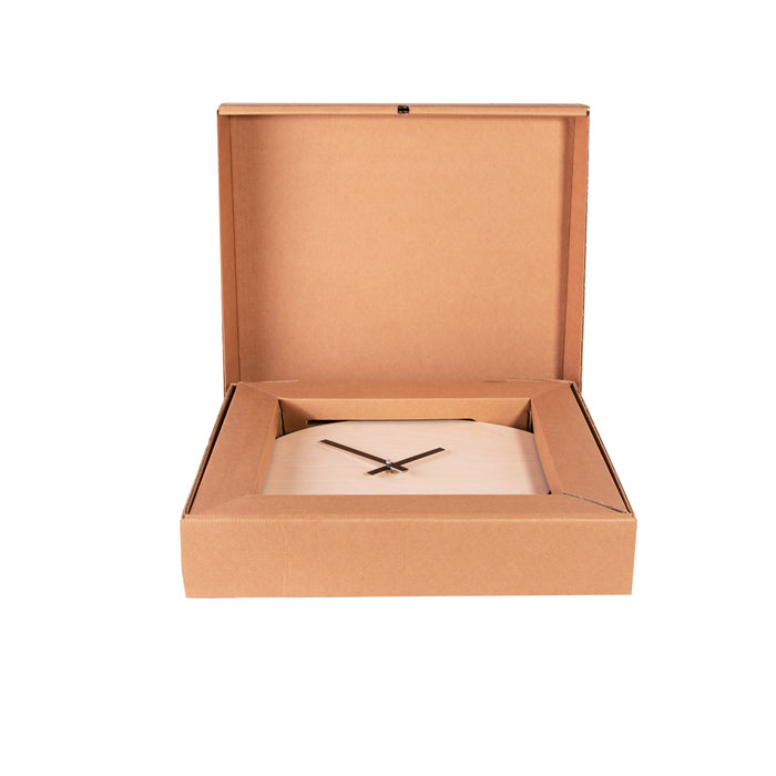 KLOQ Wandklok 'Pebble' Petrol Blauw