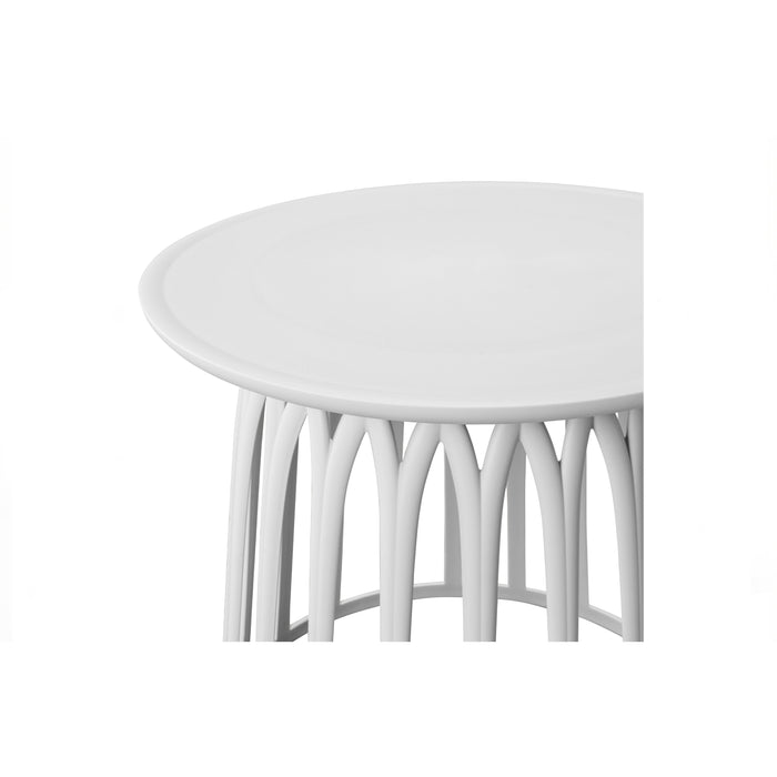 WOOOD bijzettafel binnen|buiten Boy - Kunststof - Mist - Set van 2