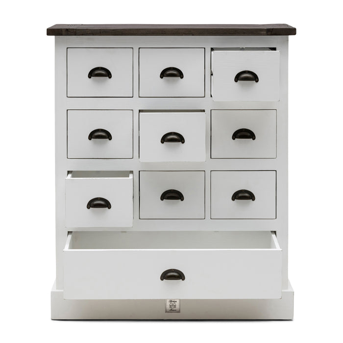 Rivièra Maison - Handgemaakte opbergkast in natuurkleur, van gerecycled elm- en populierenhout, 85x38x100 cm