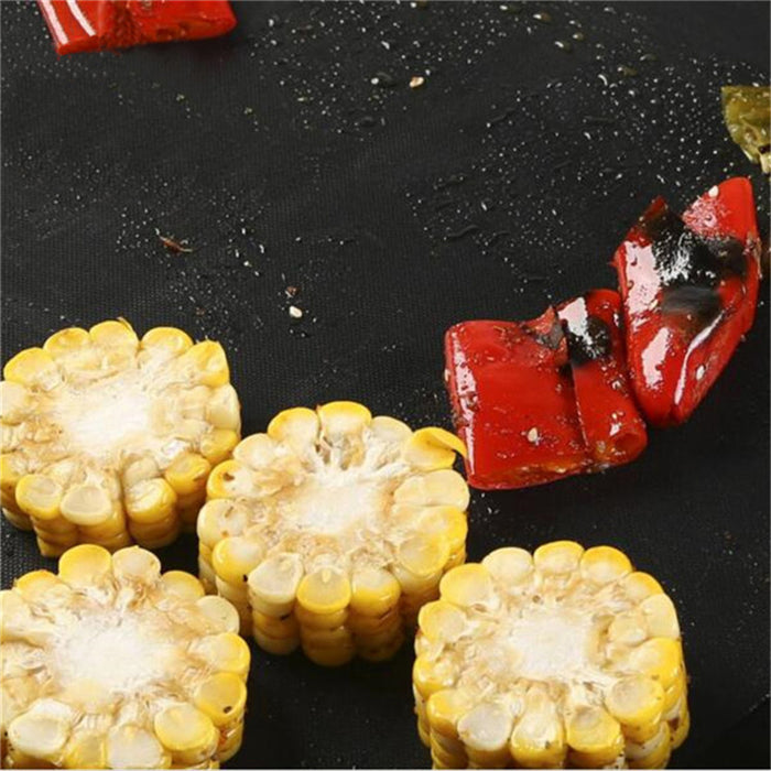 Krumble Teflon bakmat rond BBQ - Set van 2