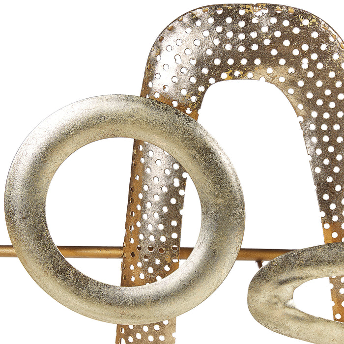 Beliani - MANGANESE - Wanddecoratie - Goud - IJzer