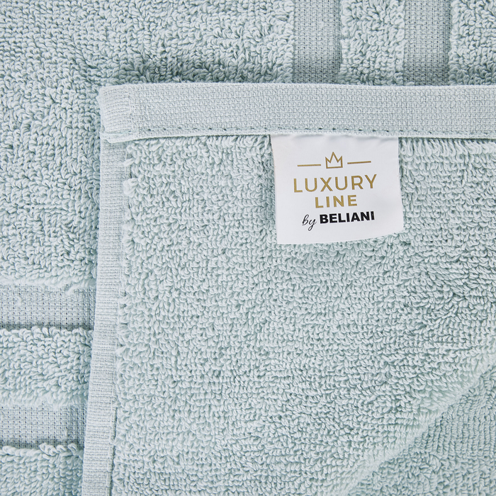 Beliani - ATIU - Handdoek set van 9 - Mintgroen - Katoen