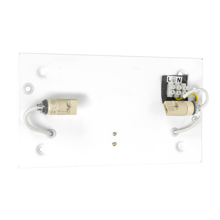 QAZQA Set van 2 moderne wandlampen wit - Otan