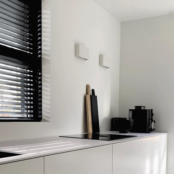QAZQA Set van 2 moderne wandlampen wit - Otan