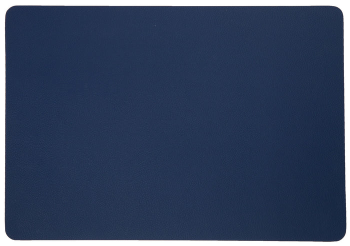 Jay Hill Placemat Leer - Grijs | Blauw - dubbelzijdig - 46 x 33 cm