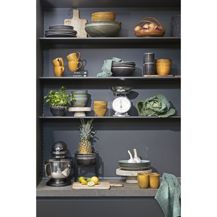 Mica Decorations Tabo Schaal - H7,5 x Ø23,5 cm - Zwart