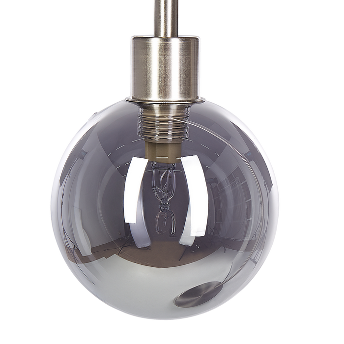 Beliani - RAMIS - Tafellamp - Zilver - Staal