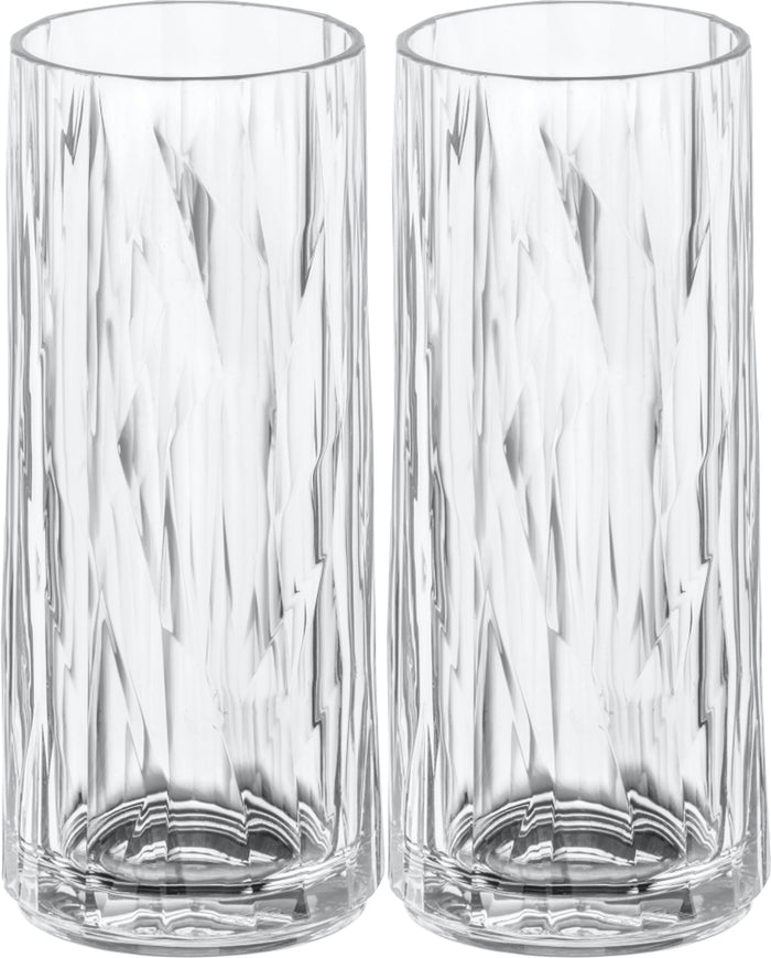 Koziol - Club No.3 - Superglas - 250ml - Longdrink - Set van 2