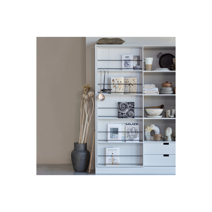 WOOOD Novan Opbergpot - Acacia hout - Natural - 9x15x15