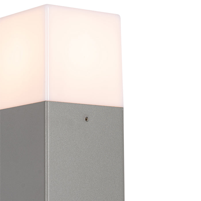 QAZQA Moderne staande buitenlamp grijs 70 cm IP44 - Denmark