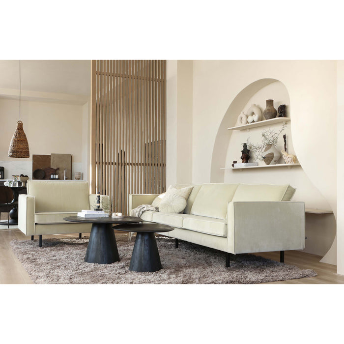 WOOOD Posture Salontafel - Hout - Zwart - 47x120x80