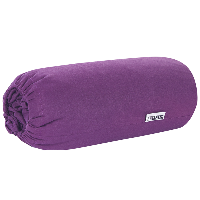 Beliani - JANBU - Laken - Paars - 160 x 200 cm - Katoen