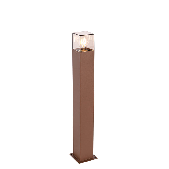 QAZQA Industriële staande buitenlamp roestbruin 70 cm IP44 - Denmark