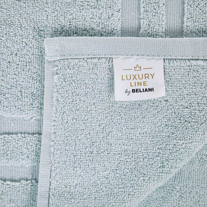 Beliani - MITIARO - Handdoek set van 9 - Mintgroen - Katoen