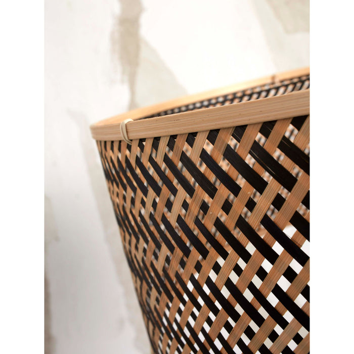 GOOD&MOJO Hanglamp Java - Bamboe|Zwart - Ø50cm