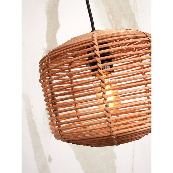 GOOD&MOJO Vloerlamp Tanami - Bamboe|Rotan - 55x30x150cm